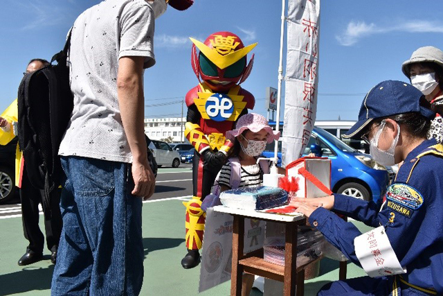 奥州市共同募金委員会運動の様子